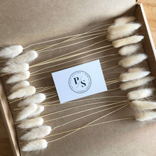 Load image into Gallery viewer, Letterbox Bunny Tails // Winter White
